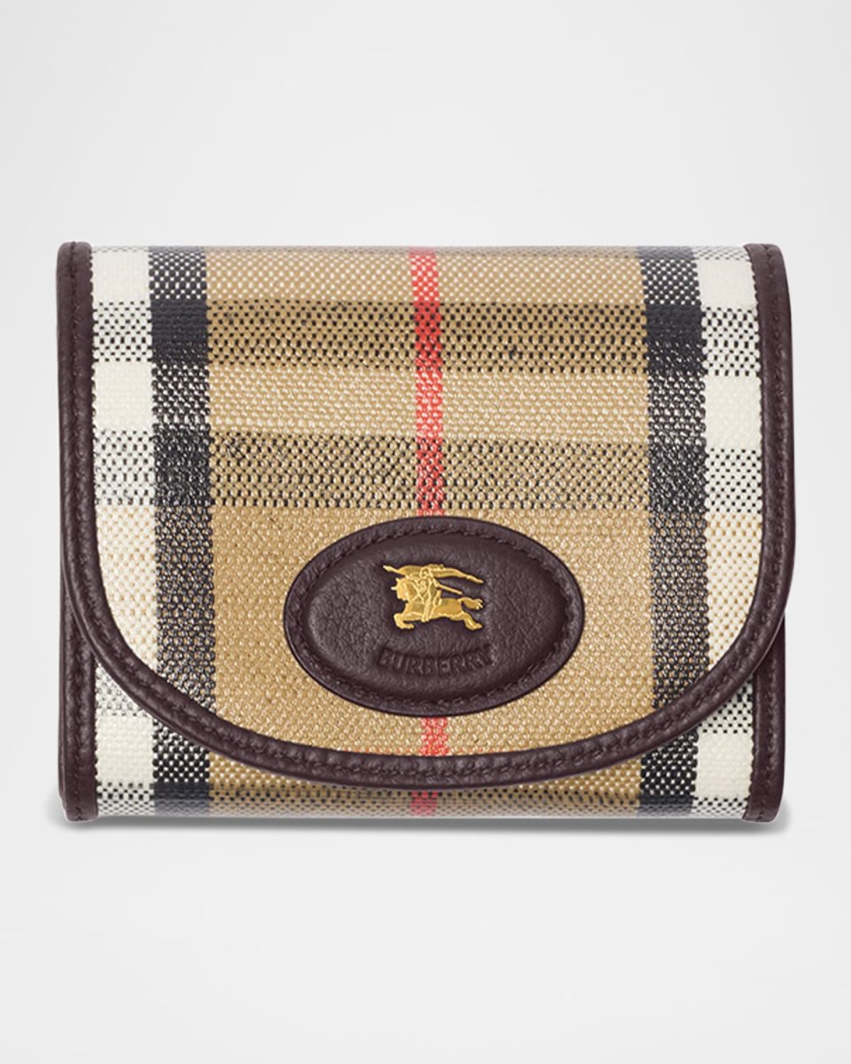 Highlands Check Compact Trifold Wallet